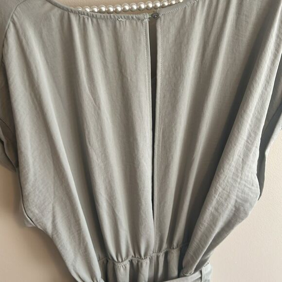 She & Sky Zip Front Green Romper. Size 2XL - Picture 5 of 5